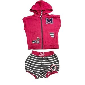 Hanna Andersson Disney Mickey Mouse Terry set